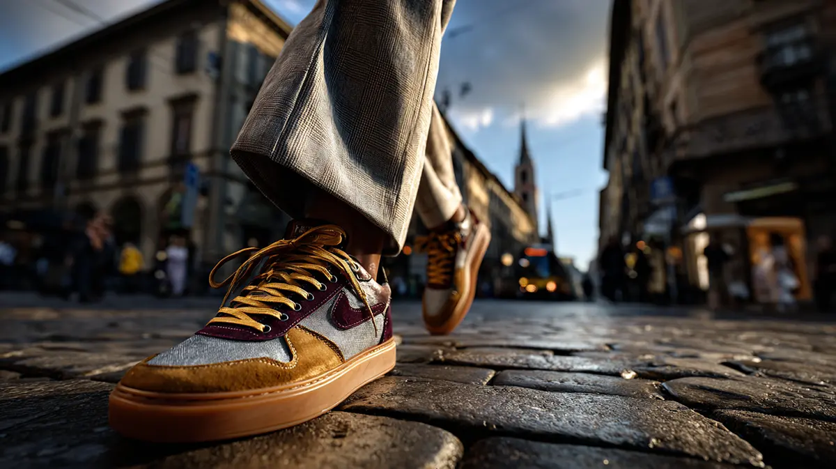 Женские винтажные сникерсы из замши на тонкой подошве в городском стиле, новинки итальянской моды